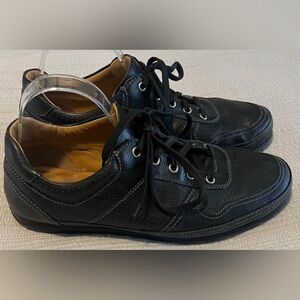 Geox Black Leather Shoes Men’s Sz 43.5 (US 10.5)
